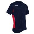 Defender Baseball Jersey NAV/RED XXL Enkel baseballdrakt