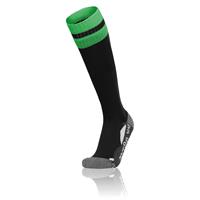 Azlon Socks BLK/GRN XS Fotballsokker - Unisex