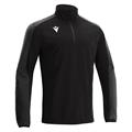 Arno 1/4 Zip Top BLK L Teknisk treningsgenser - Unisex