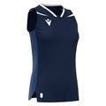 Lily Eco Sleeveless Shirt NAV/WHT XXS Teknisk kamp og treningsdrakt - Dame