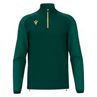Isen Training 1/4 Zip Top BGRN/GOLD XS Teknisk treningsgenser - Unisex